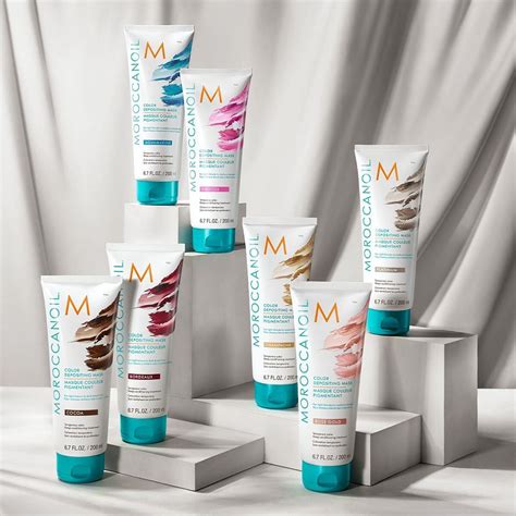 how to use moroccanoil color depositing mask